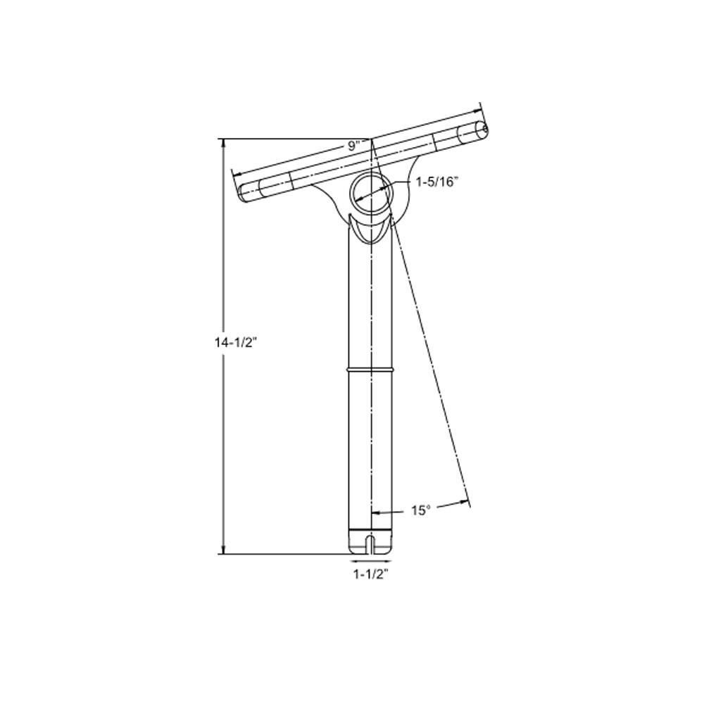 Taco Marine Portable Cleat - Stainless Steel