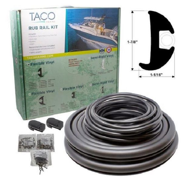 Taco Marine Rub Rail Kit 1 1-16 X 1 7-8 X50'