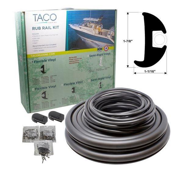 Taco Marine Rub Rail Kit 1 1-16 X 1 7-8 X 70'