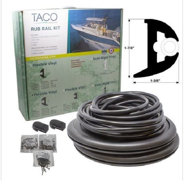 Taco Marine Rub Rail Kit 1-3/8 X 1-7/8 X 50'