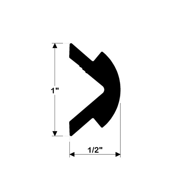 Taco Marine FLEXIBLE RUB RAIL INSERT KIT FROSTY WHITE 50ft