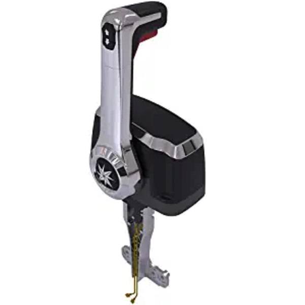 SeaStar Solutions Xtreme Top Mount Control, Chrome, Neutral Interlock, trim switch