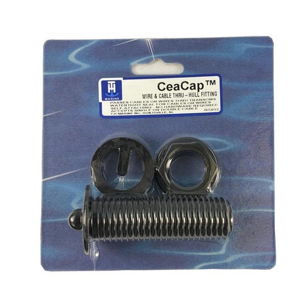 T-H Marine Bulkhead Pass Thru Blk