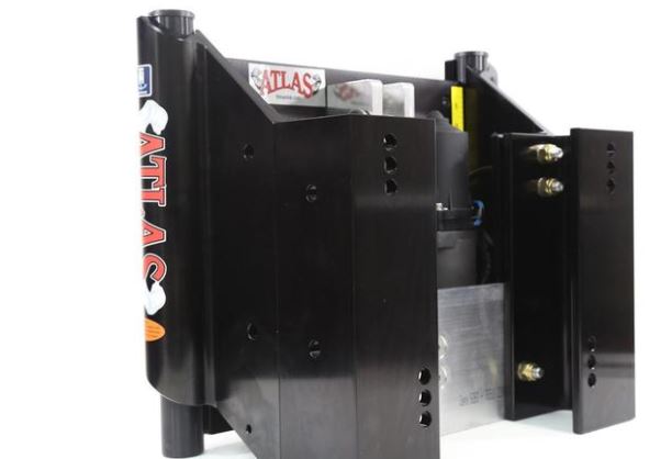TH Marine Atlas 6in Jack Plate Heavy Duty Hydraulic Black Anodized