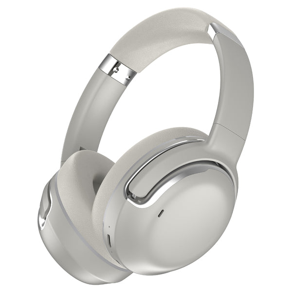 RCA Wave-76SLV WAVE-76 Audixa Bluetooth Flat-Folding On-Ear Headphones with Mics, ANC, On-Ear Controls, 3D Earpads, up t