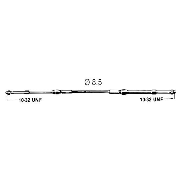 Uflex USA UNIVERSAL CABLE SS 10-32UNF