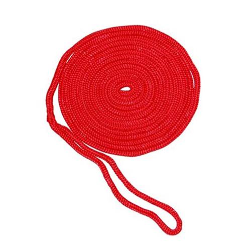AAmstrand Dock Line Dbl. Brd. 3/8X20 Red