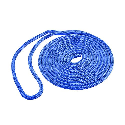 AAmstrand Dock Line Dbl. Brd. 3/8X20' Blue