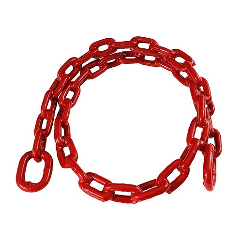 Greenfield Products 1/4 X 4' Ctd Chain-Red
