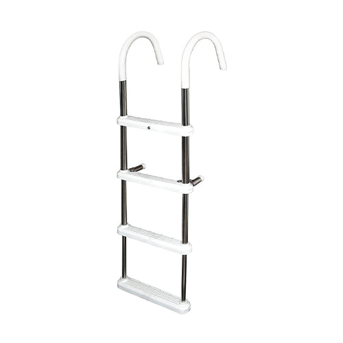 JIF Marine 5-Step Gunwale Hook Ladder 11" Stainless