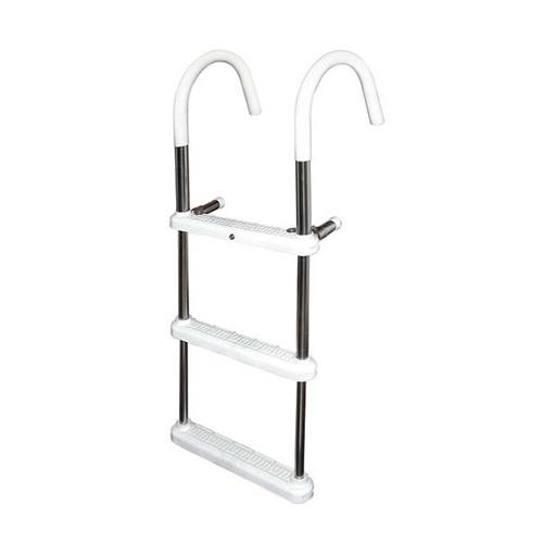 JIF Marine 5-Step Gunwale Hook Ladder 11" Stainless
