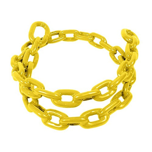 Greenfield Products 1/4 X 4' Ctd Chain-Yellow