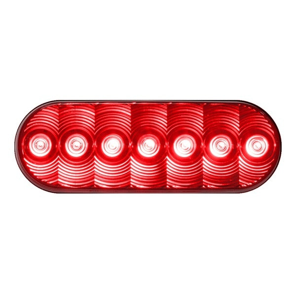 Anderson LED Oval Tail Light w/Mounting Grommet & Wire plug in