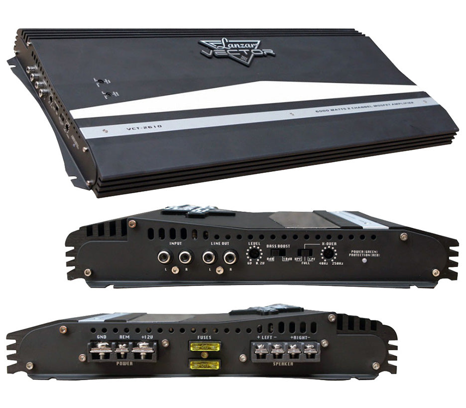 Lanzar 6000W 2 Channel High Power Mosfet Amplifier