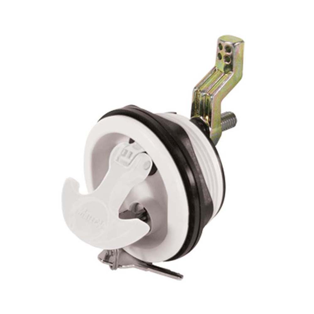 Whitecap Industries 'T' Handle Latch W/Lock-Blk