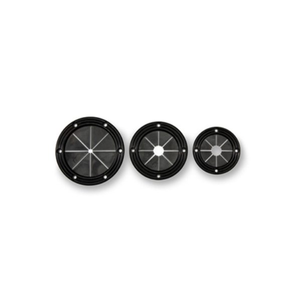 Whitecap Industries Black Rubber Grommet - 2-3/4" O.D. (pr)