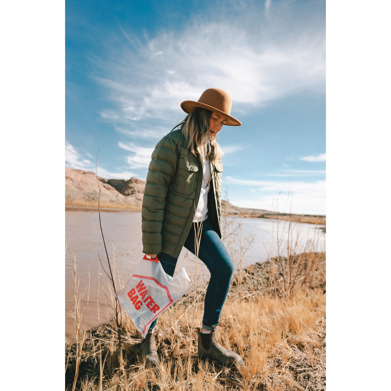 Flat Fold 2 Gallon Water Carrier with Pour Spout