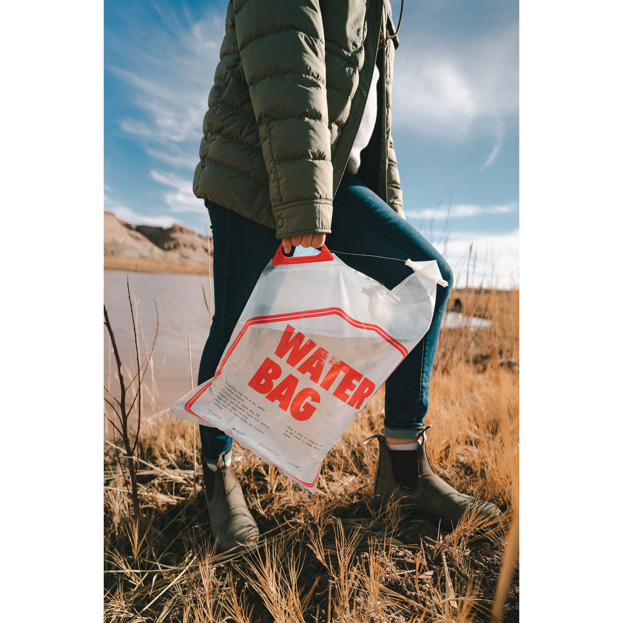 Flat Fold 2 Gallon Water Carrier with Pour Spout
