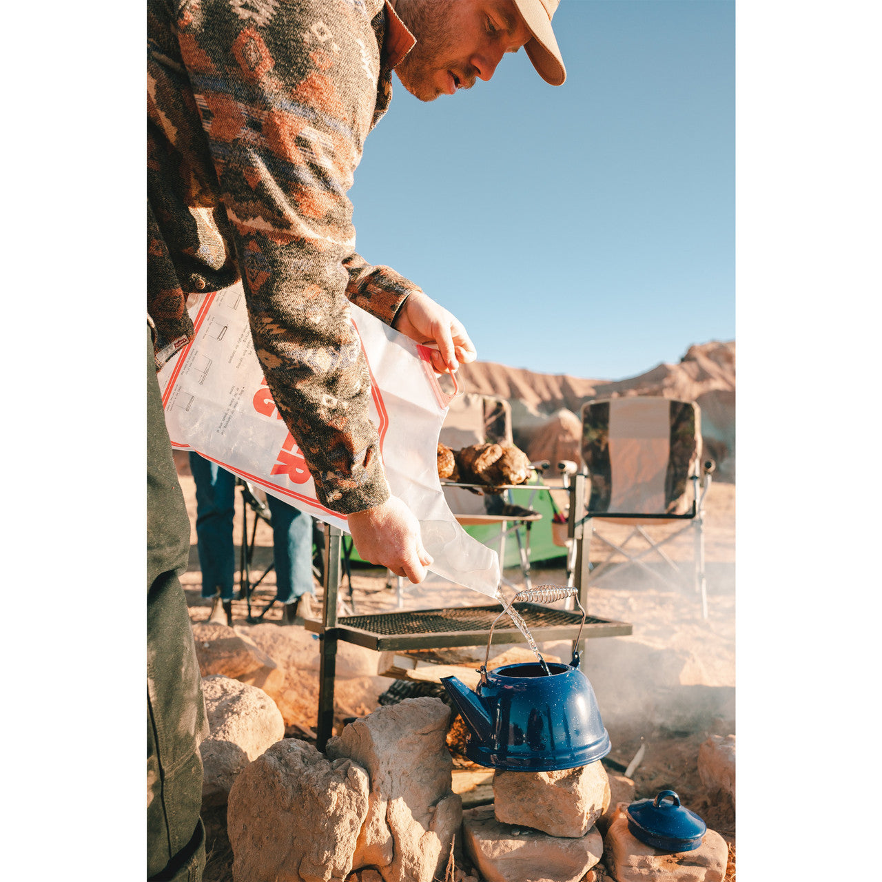 Flat Fold 2 Gallon Water Carrier with Pour Spout