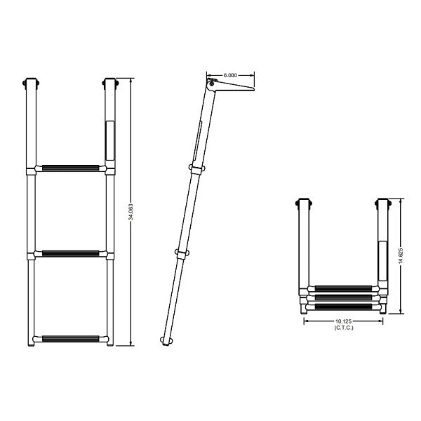 Windline 4 Step Ladder Telescope-S.S. Step
