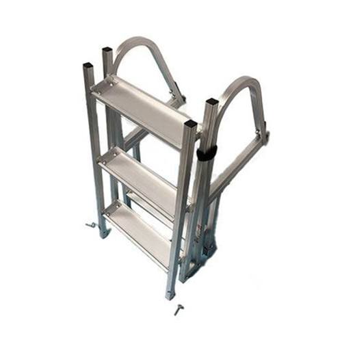 Gen3 Marine Square Tube Aluminum 3 Step Dock Ladder