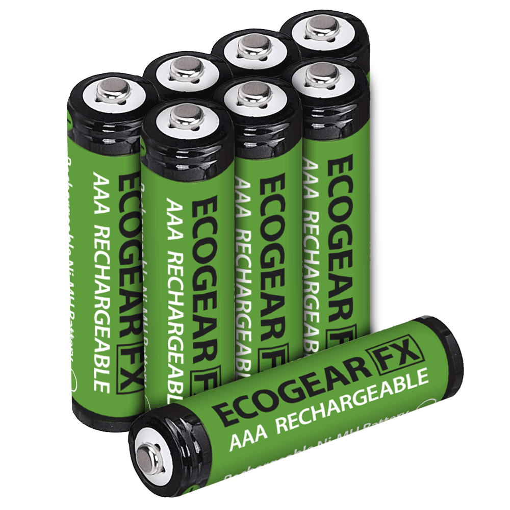 AAA Rechargeable Batteries NiMH 800mAh (8 Pack) - Clinch River Fishing USA