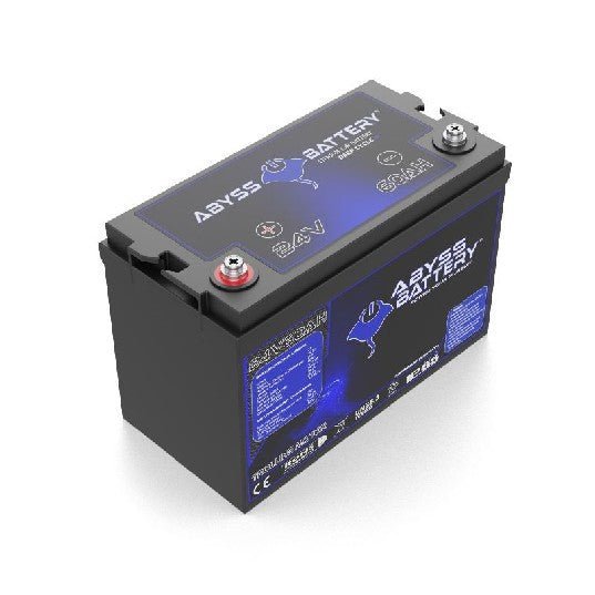ABYSS 24V60AH Trolling - Group 24, Deep-Cycle + Trolling Battery | AB-24V60 - Clinch River Fishing USA