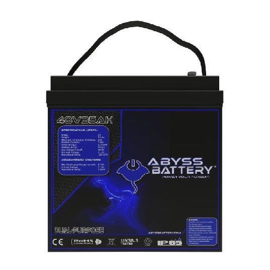 ABYSS 48V 35AH GC2 Lithium Golf Cart Battery | AB-48V35-BT *DROP-SHIP ITEM - Clinch River Fishing USA