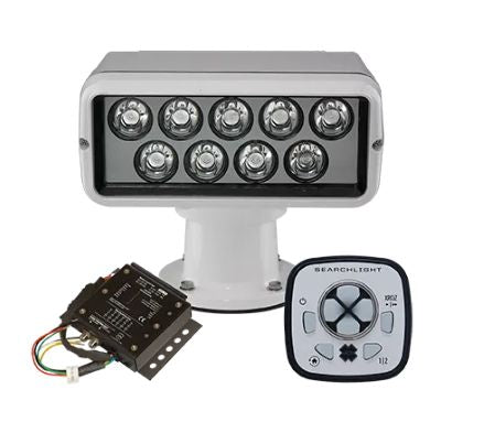 ACR RCL-100 LED Searchlight, White, with URP-103 Wired Point Pad & URC-104 Master Controller | 1978