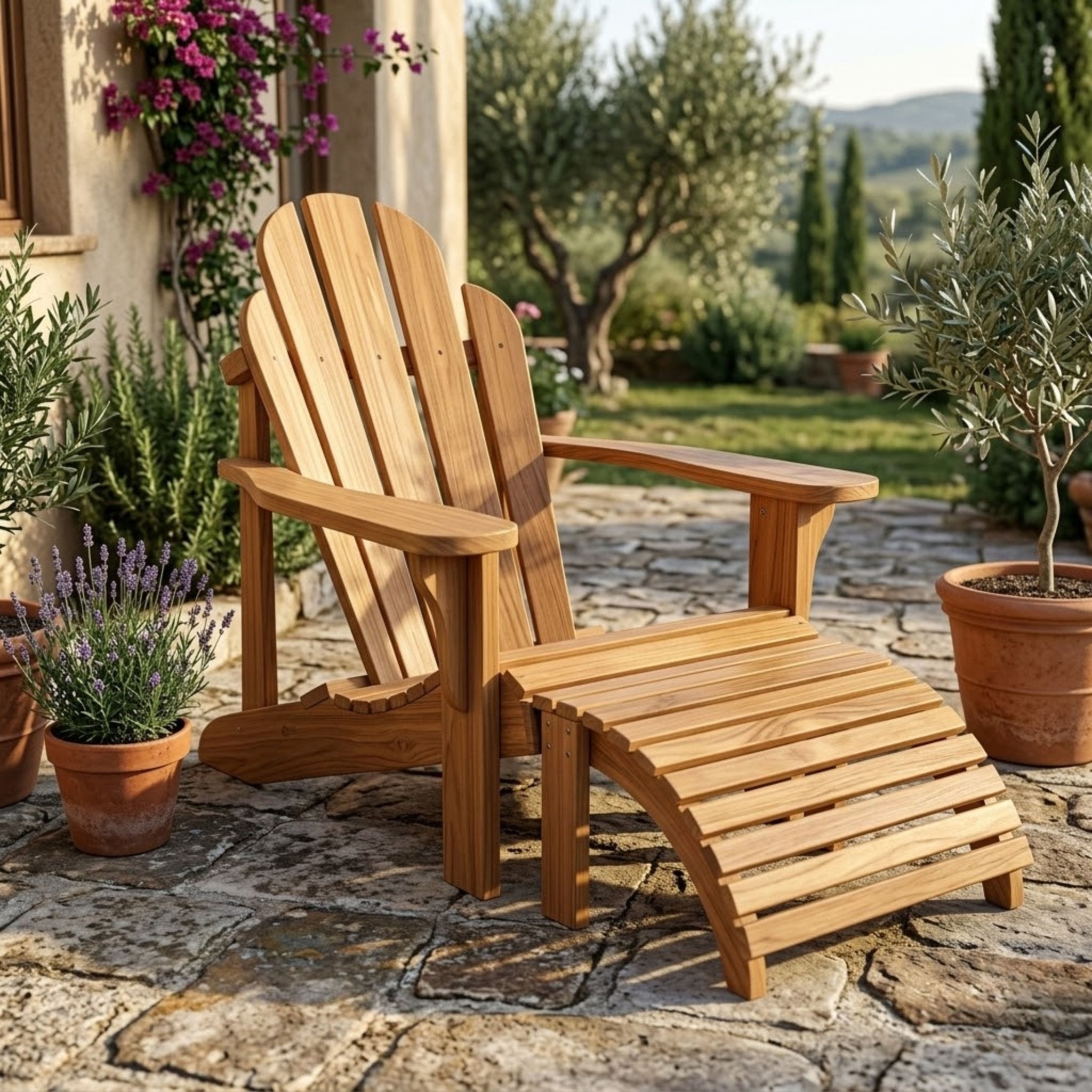 ADIRONDACK WITH OTTOMAN - Clinch River Fishing USA