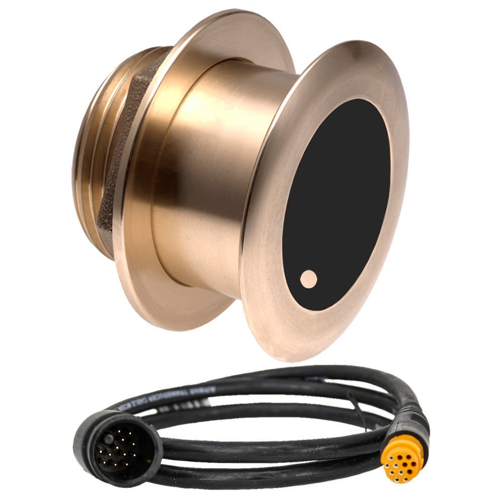 Airmar B175MW Med Ultra Wide 1kW, 20° Chirp Thru-Hull Transducer f/12-Pin Garmin - Clinch River Fishing USA