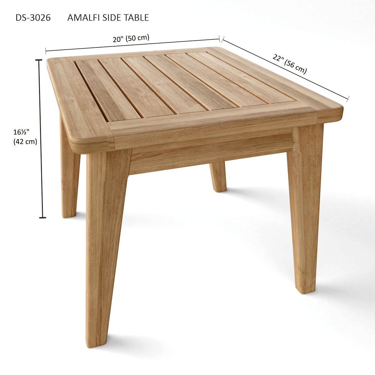AMALFI SIDE TABLE - Clinch River Fishing USA