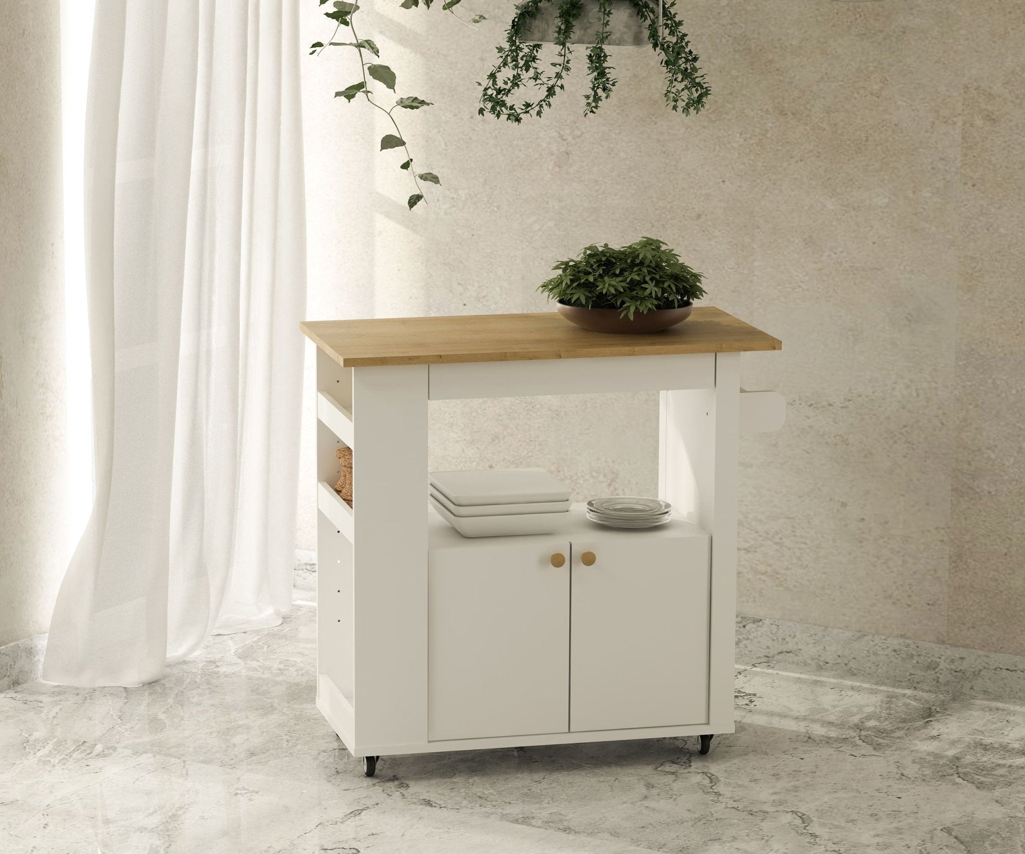 ASTON 33" KITCHEN CART - Clinch River Fishing USA