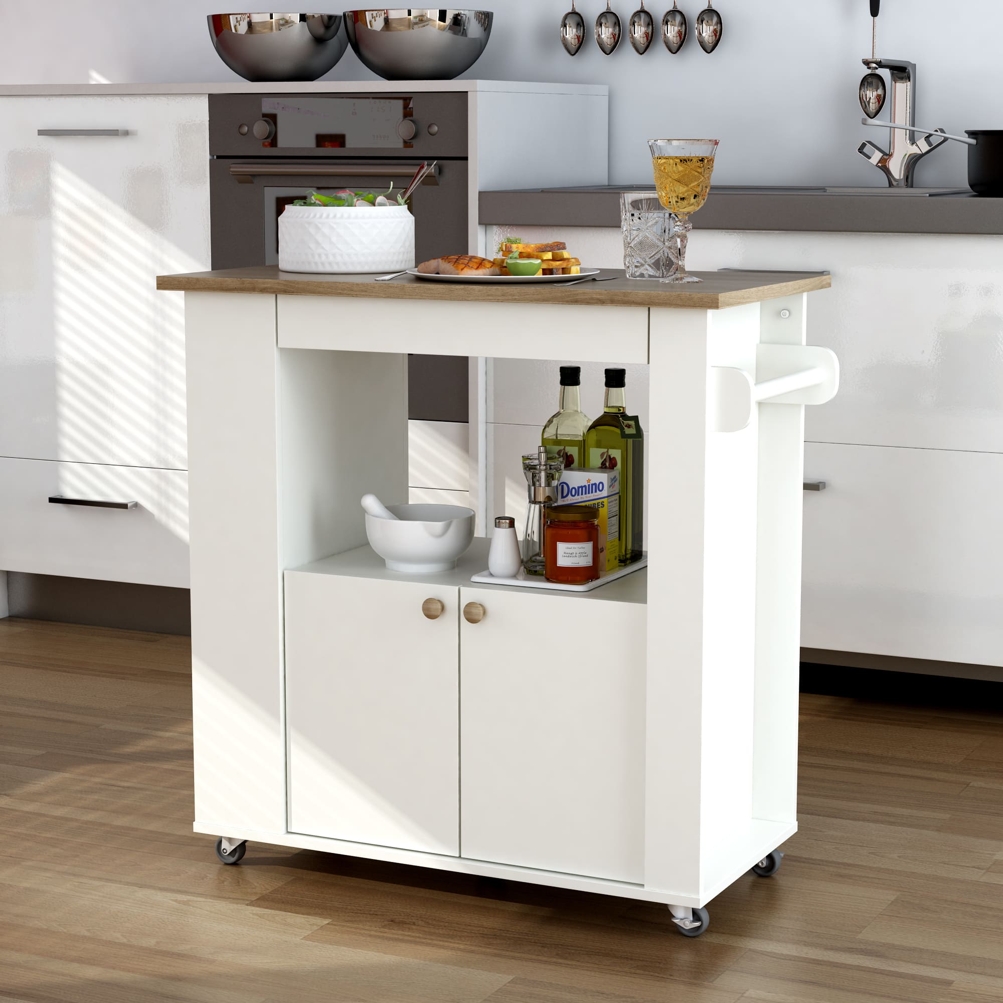 ASTON 33" KITCHEN CART - Clinch River Fishing USA