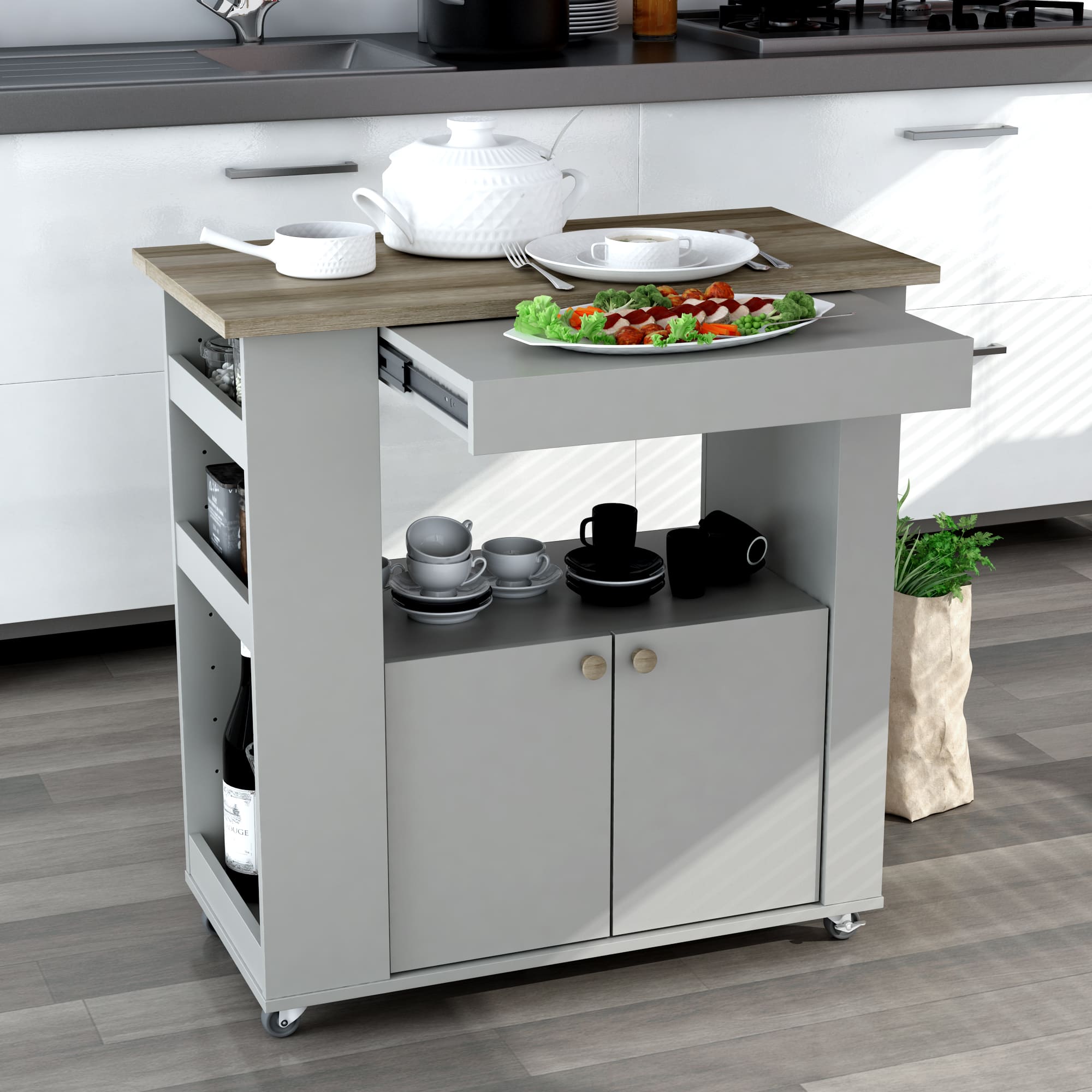 ASTOR 35" KITCHEN CART - Clinch River Fishing USA