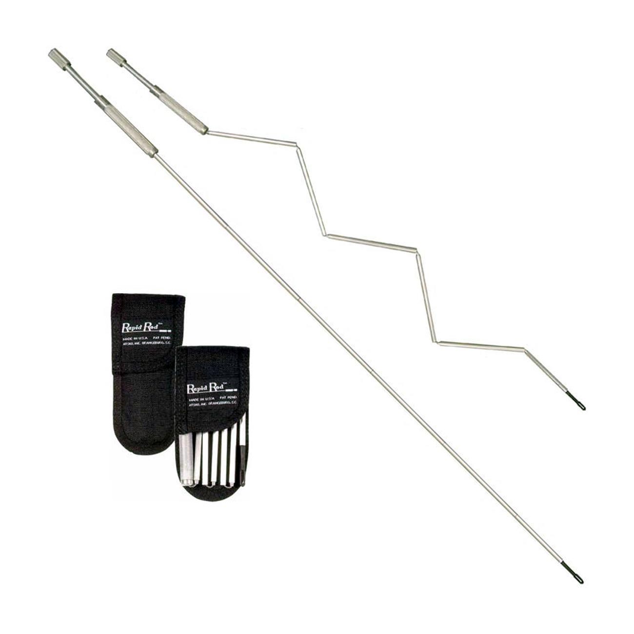 Atsko Rapid Rod 26" Collapsible Gun Cleaning Rod with Nylon Case and 5 Jags - Clinch River Fishing USA