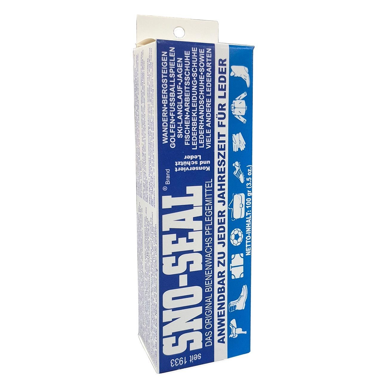 Atsko Sno-Seal Original Beeswax Waterproofing Seasonal Leather Protection (3.5 oz Tube) in carton - Clinch River Fishing USA