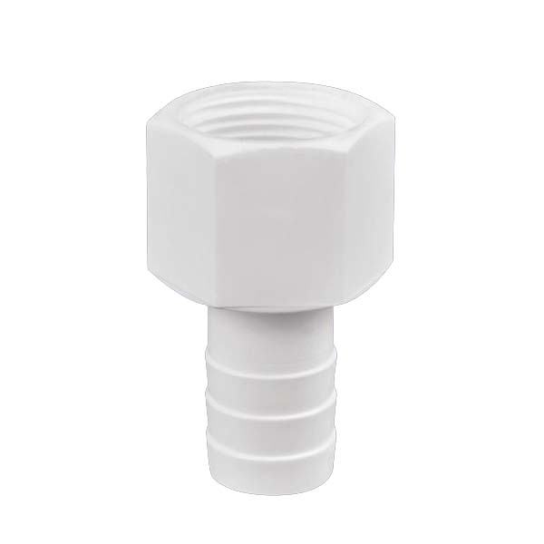 Attwood Straight Connector Thread To 3/4" Barb