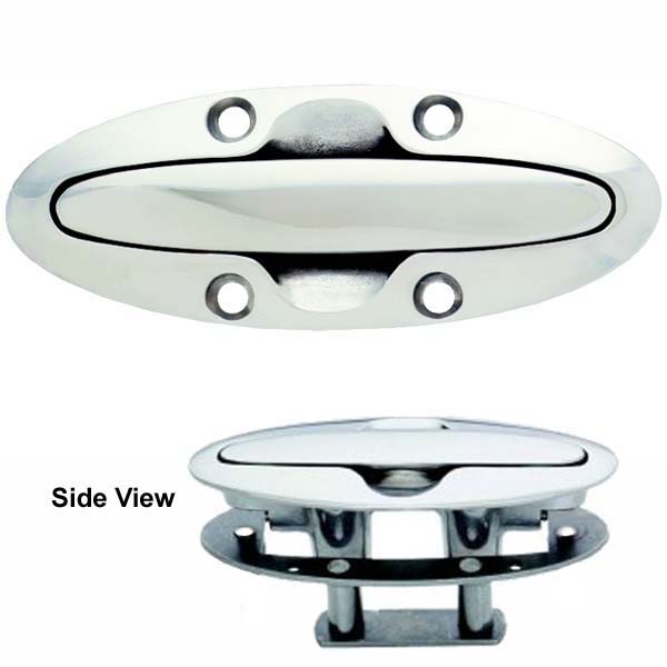 Attwood 6" Flush Cleat-Counter Sunk
