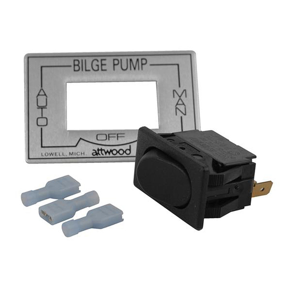 Attwood 3-Way Auto/Off/Manual Bilge Pump Switch - Clinch River Fishing USA