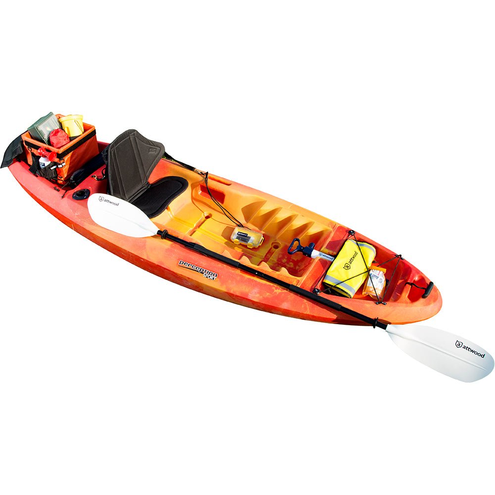 Attwood Foldable Sit - On - Top Clip - On Kayak Seat - Clinch River Fishing USA