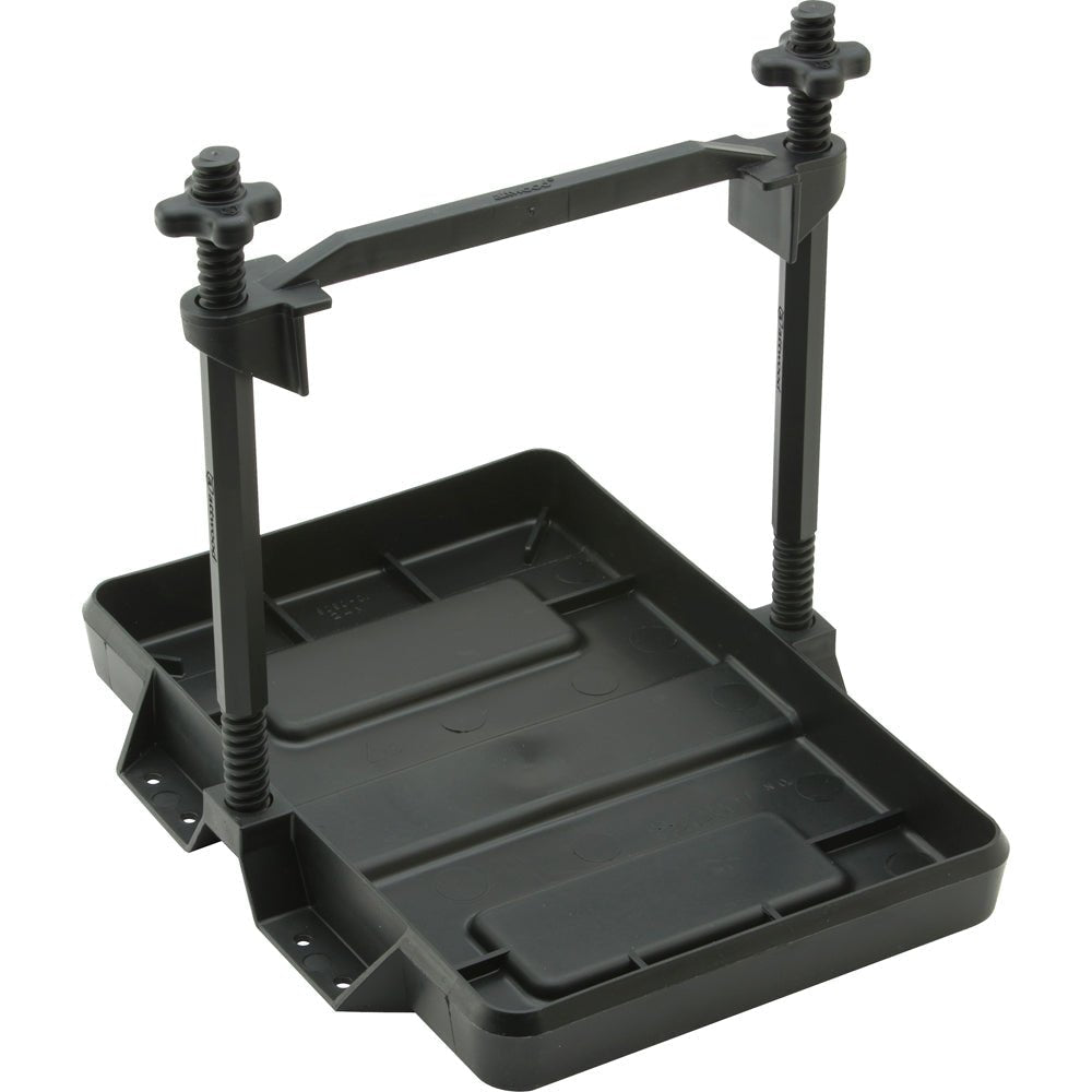 Attwood Heavy-Duty All-Plastic Adjustable Battery Tray - 24 Series - Clinch River Fishing USA