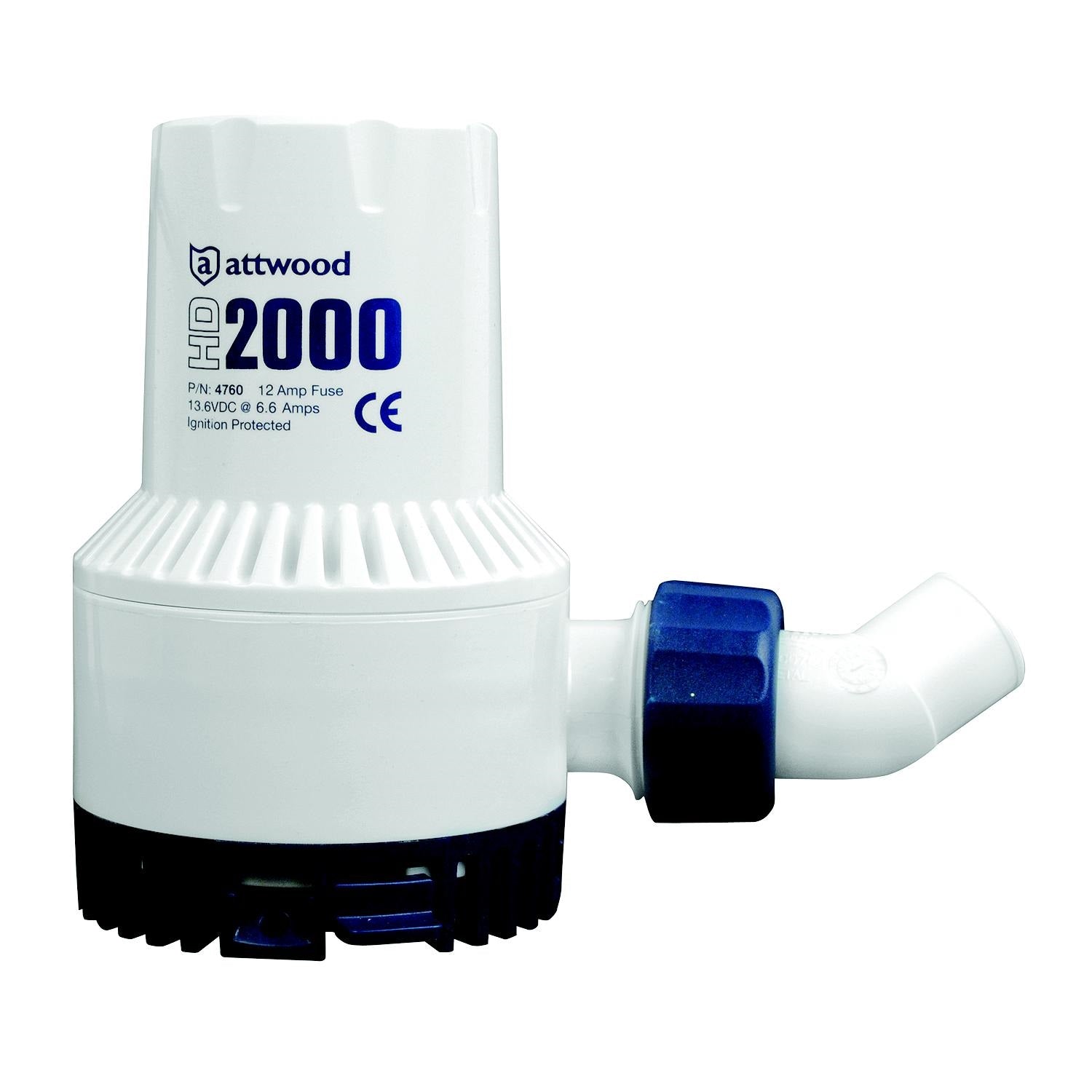 Attwood Heavy Duty HD2000 12vDC 7 Amp Bilge Pump - Clinch River Fishing USA