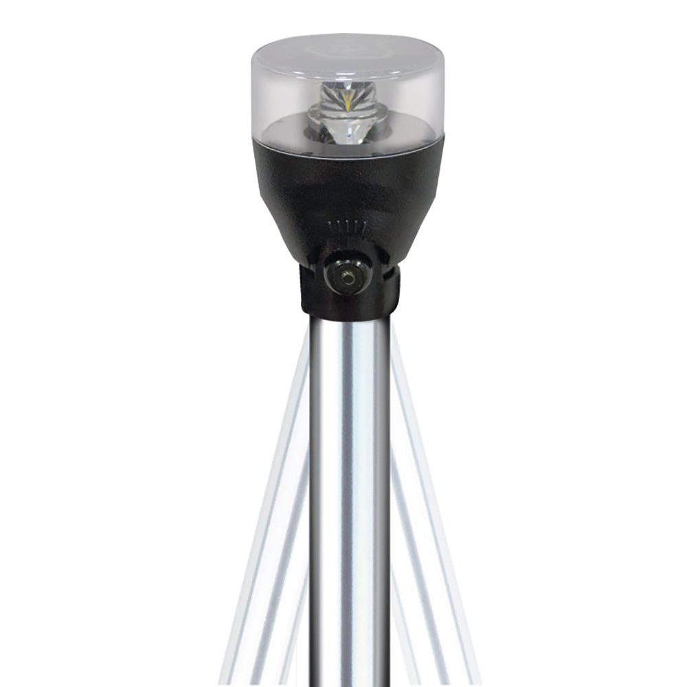 Attwood LED Articulating All Around Light - 24" Pole - Clinch River Fishing USA