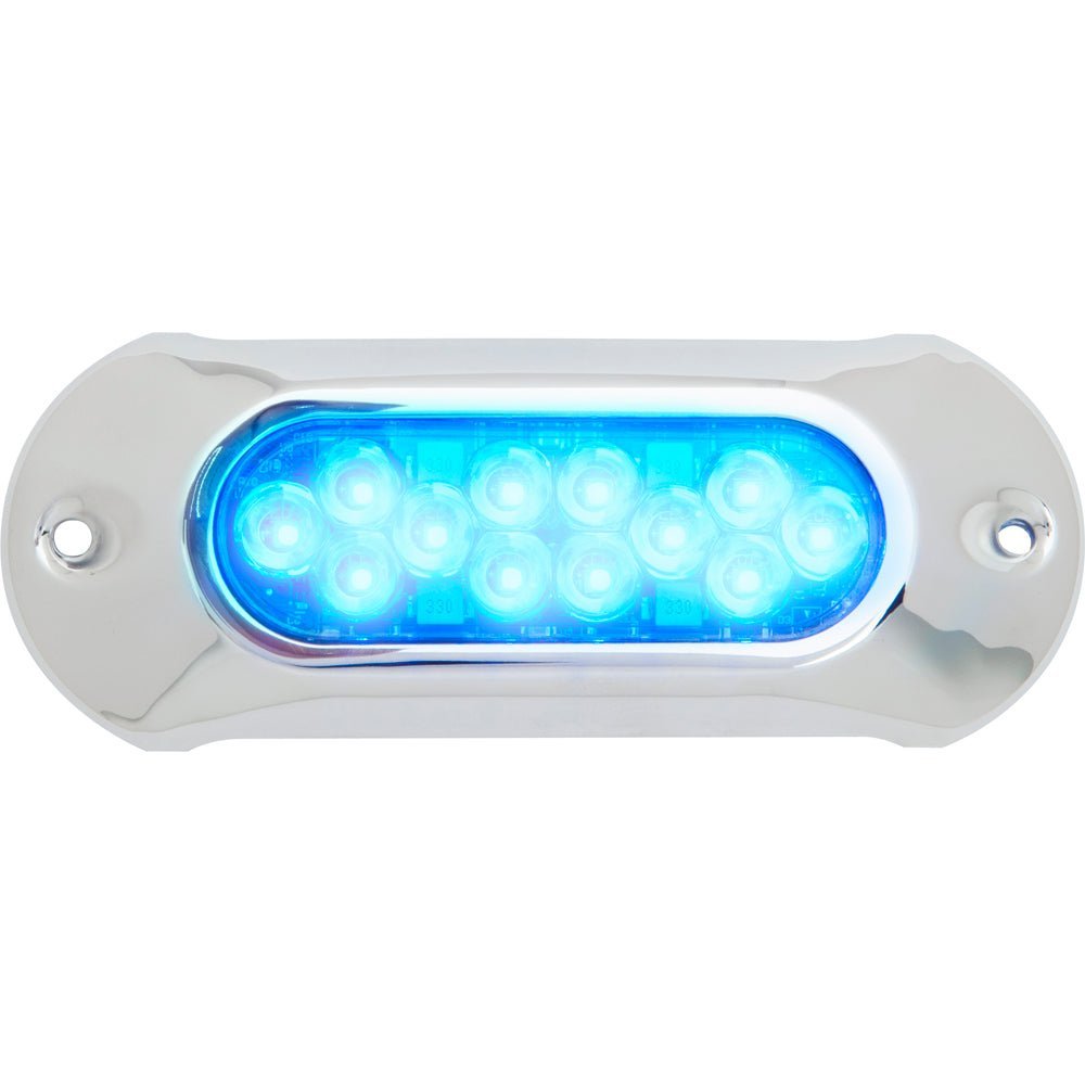 Attwood Light Armor Underwater LED Light - 12 LEDs - Blue - Clinch River Fishing USA
