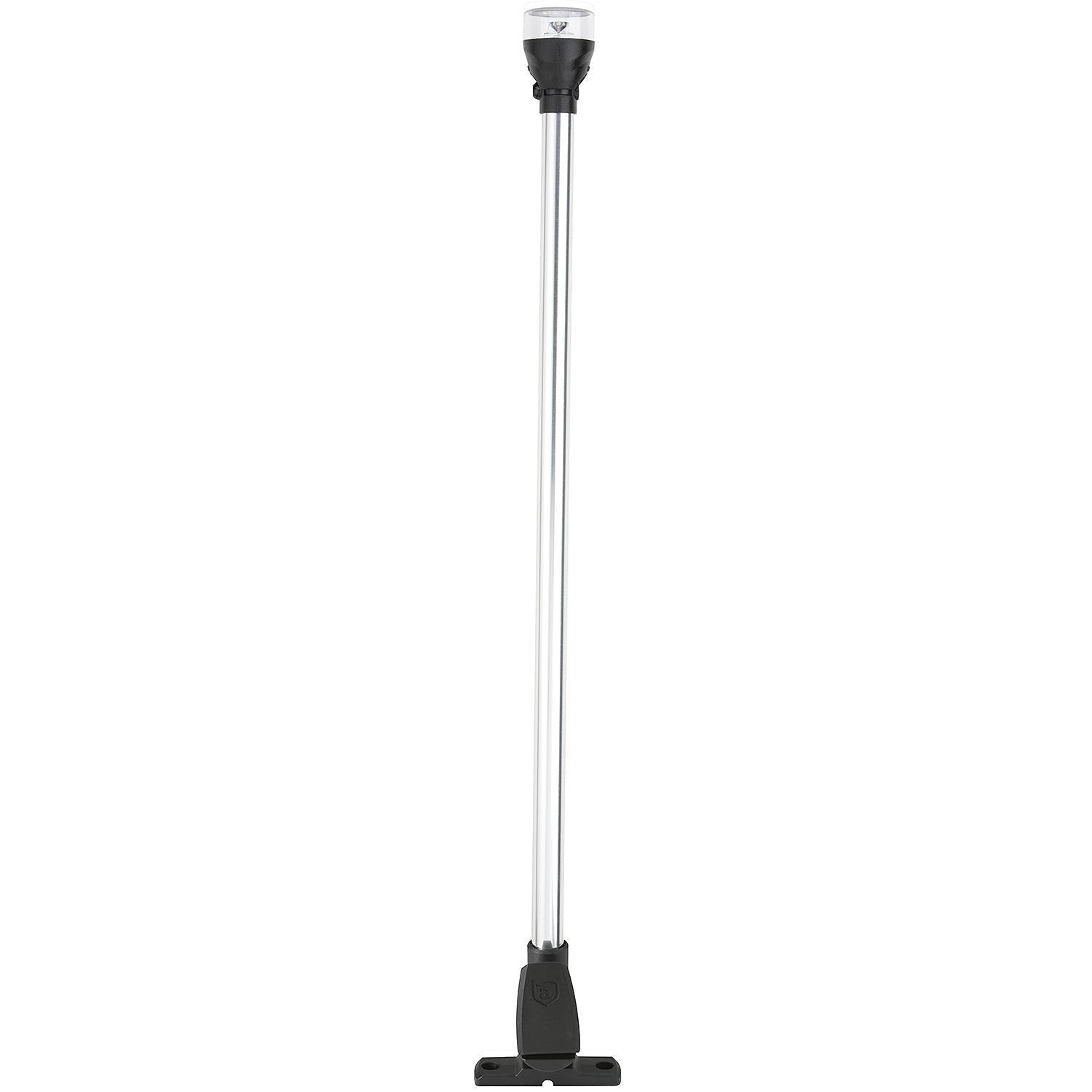 Attwood LightArmor All-Round 12in Aluminum Pole Black Composite Base - Clinch River Fishing USA