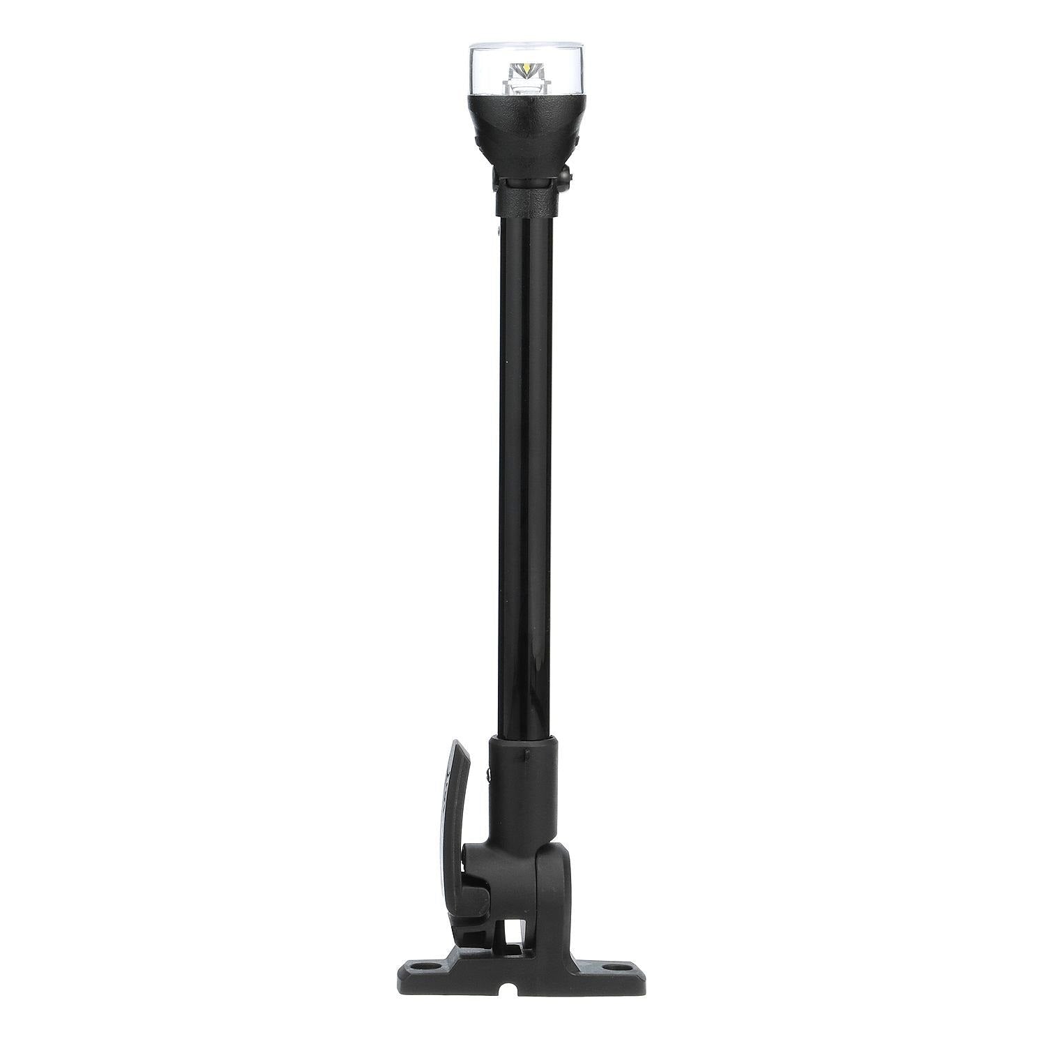 Attwood LightArmor All-Round 12in Black Plastic Pole Black Composite Base - Clinch River Fishing USA