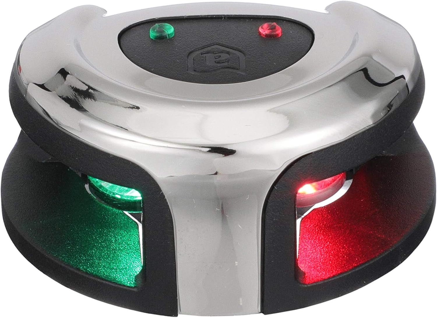 Attwood LightArmor Deck Mount LED Navigation Light 2NM Stainless Steel Bi-Color - Clinch River Fishing USA