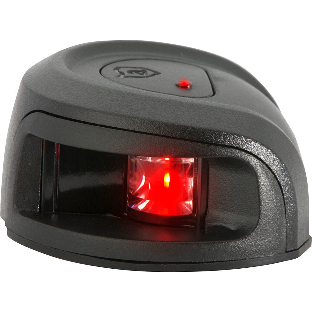 Attwood LightArmor Deck Mount Navigation Light - Black Composite - Port (red) - 2NM - Clinch River Fishing USA