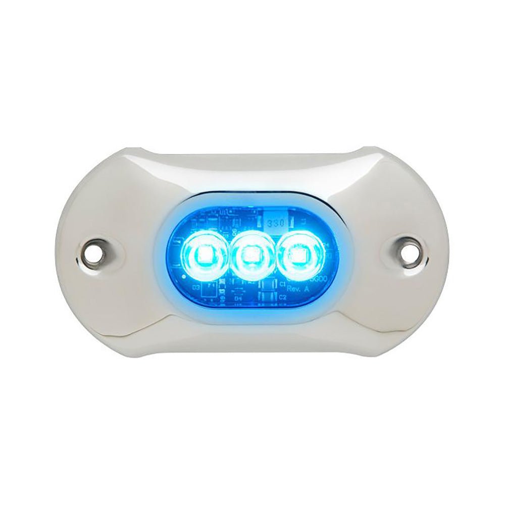 Attwood LightArmor HPX Underwater Light - 3 LED & Blue - Clinch River Fishing USA
